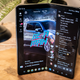 A photo of TikTok on the Z Fold 4
